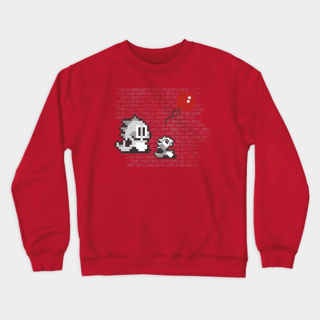 Bubble Banksy Crewneck Sweatshirt by StrangeAsAngels